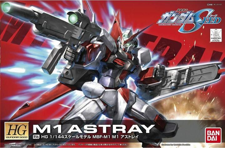 Actual product image Bandai GUNDAM - Model Kit - HG 1/144 - R16 M1 Astray - 13cm