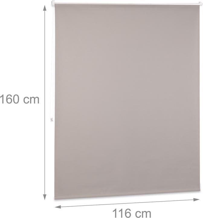 Actual product image Relaxdays Brown Thermal Blinds (120 x 4.5 x 160 cm)