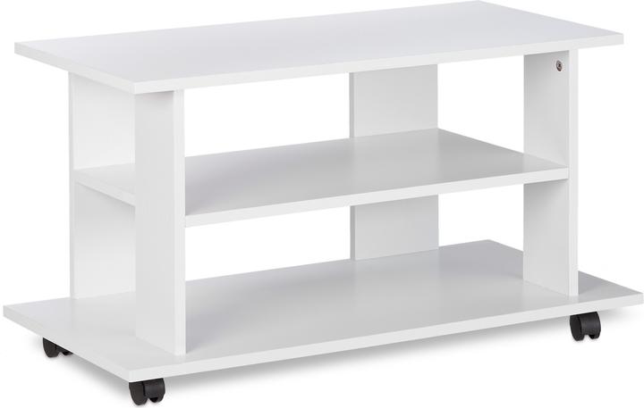 Image du produit Relaxdays Meuble TV sur roulettes (80 x 40 x 45 cm)