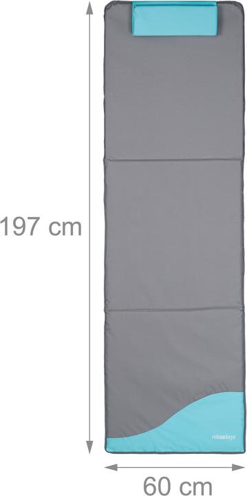 Image du produit Relaxdays Matelas de plage avec parasol (170 cm)