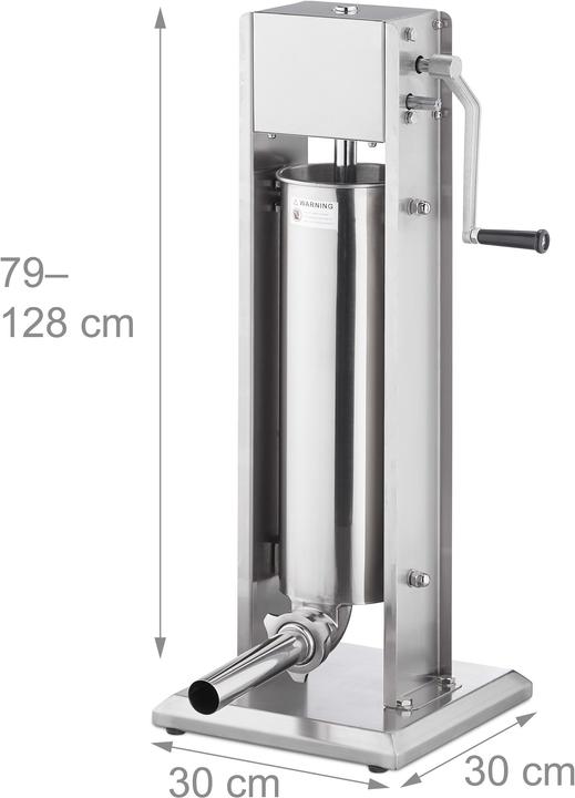 Produktbild Relaxdays Wurstmaschine
