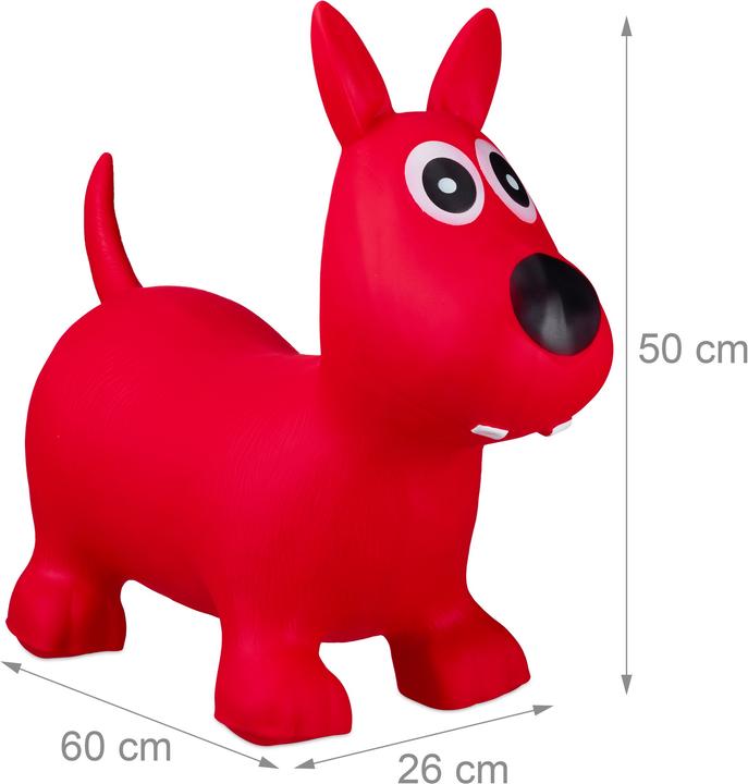 Immagine prodotto Relaxdays Cagnolino gonfiabile cavalcabile