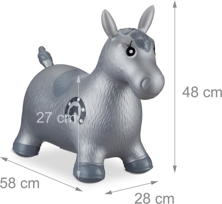 Immagine prodotto Relaxdays Cavallo gonfiabile