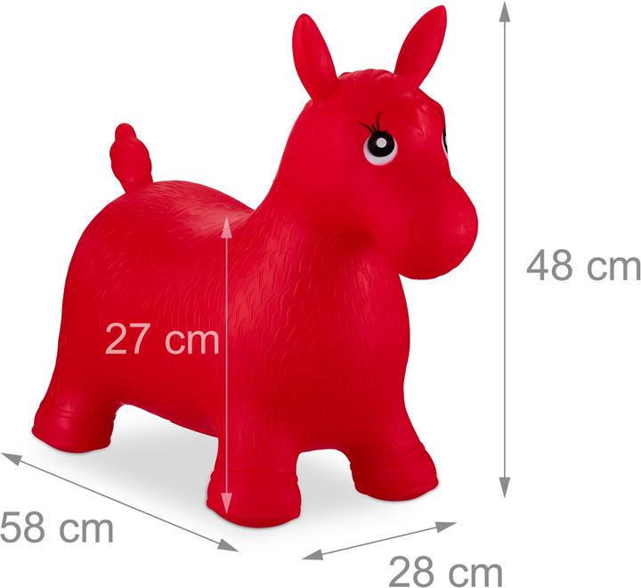 Immagine prodotto Relaxdays Cavallo gonfiabile