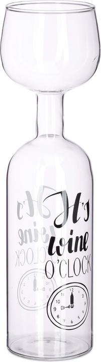 Actual product image Relaxdays Wine Bottle 750 ml (75 cl, 1 Glasses, Red wine glasses)