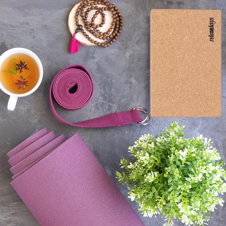 Image du produit Relaxdays Bloc de liège pour le yoga