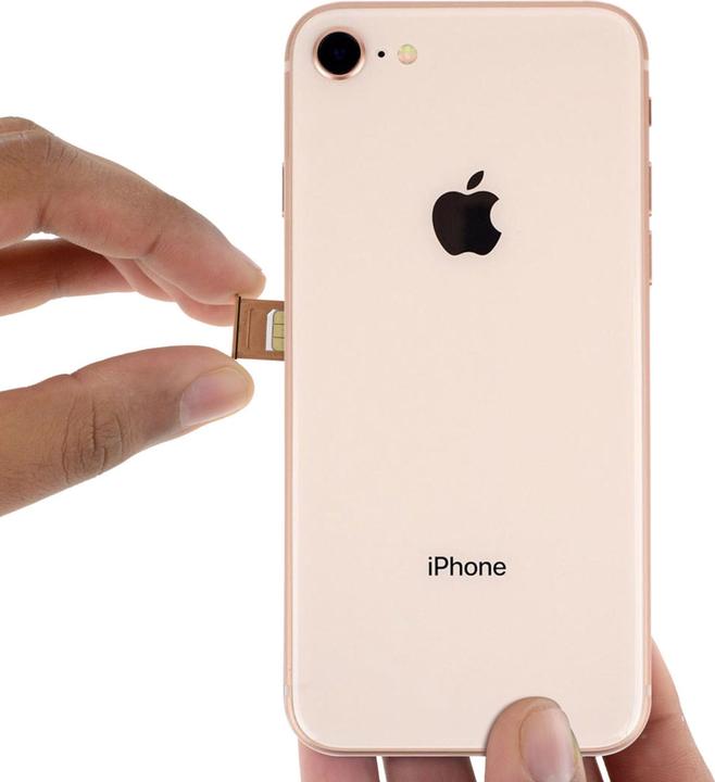 Produktbild Avizar Ersatz Sim-Halter iPhone 8 Plus (SIM-Halterung, Apple iPhone 8 Plus)