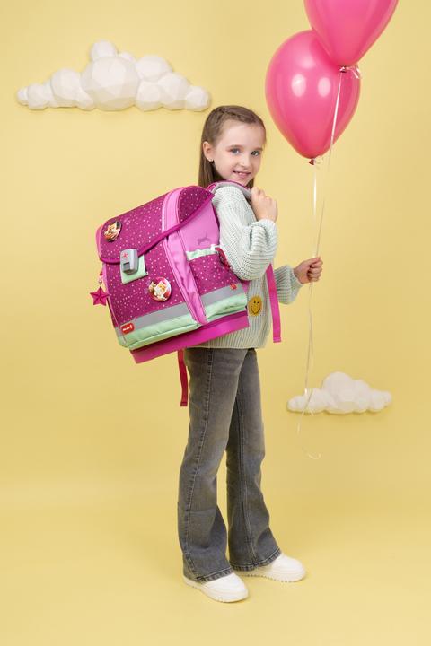 Image du produit Belmil Classy Plus Schulranzen Set 5teilig mit Brustgurt (19 l)
