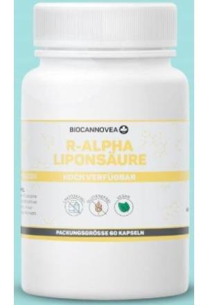 Immagine prodotto Biocannovea Acido R-alfa lipoico (60 Pezzo/i, Pillole, 56 g)