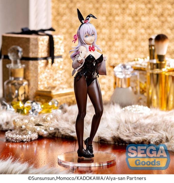 Actual product image Sega Alya Sometimes Hides Her Feelings in Russian Luminasta PVC Statue Alya Bunny Ver. 20 cm