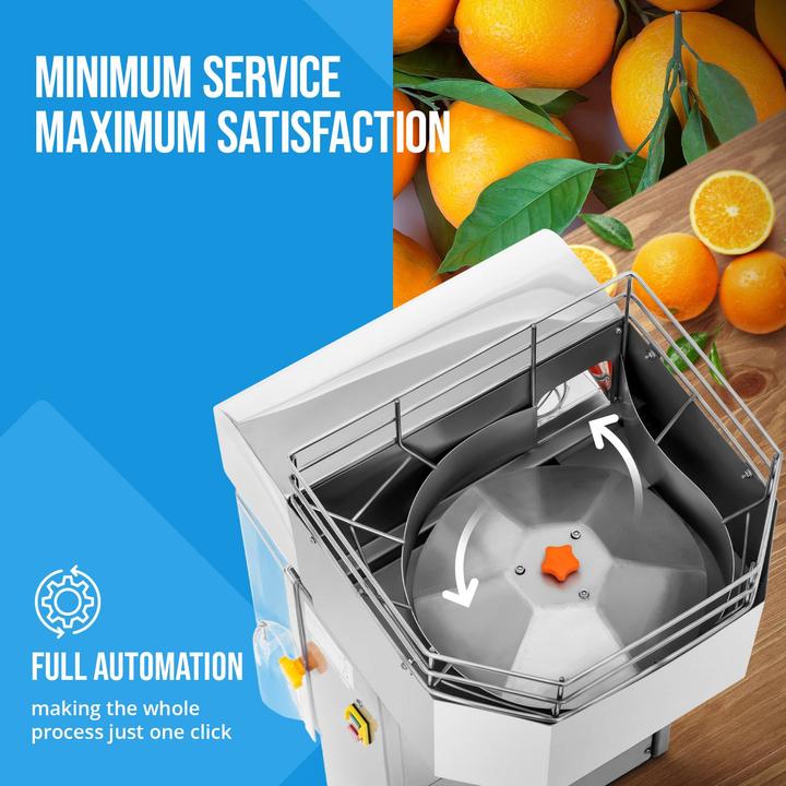 Immagine prodotto Royal Catering Spremiagrumi elettrico - Automatico - 200 W - 20 arance/min -