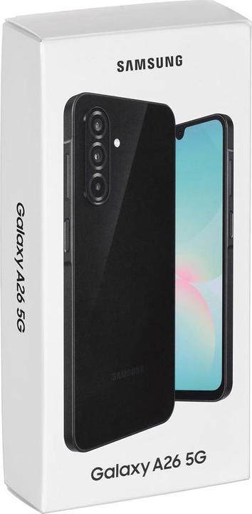 Produktbild Samsung Galaxy A26 (256 GB, Schwarz, 6.70", Dual SIM, 50 Mpx, 5G)