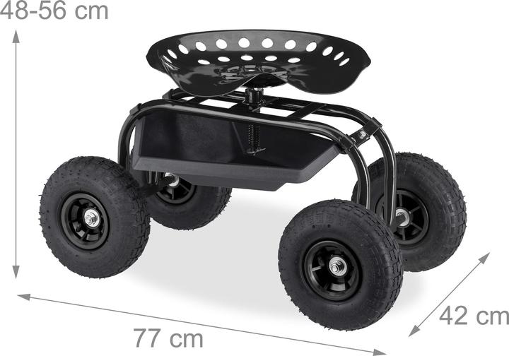 Immagine prodotto Relaxdays Sgabello giardinaggio