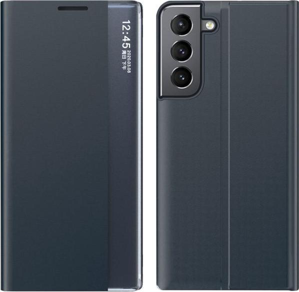 Produktbild MU Style Kunstleder Bookcover mit Sichtfenster (Samsung Galaxy S22+)