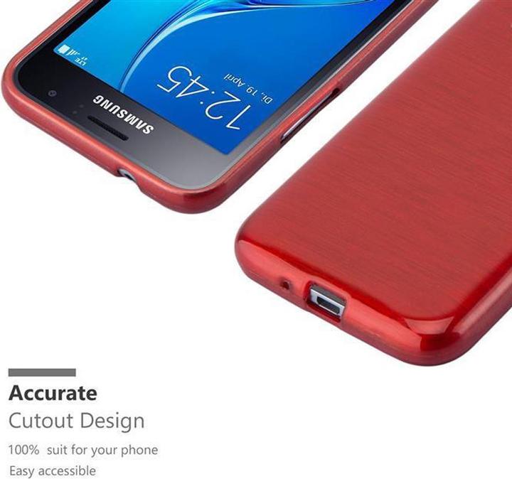 Produktbild Cadorabo TPU Brushed Cover (Samsung Galaxy J1 (2016))