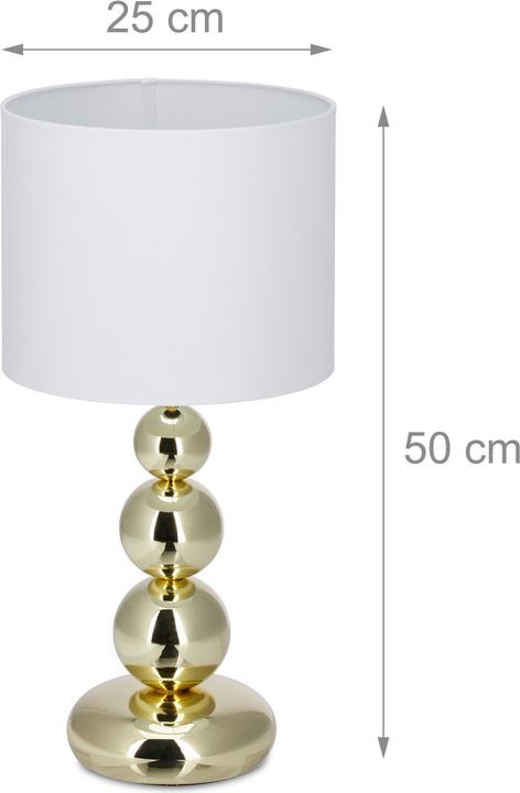 Actual product image Relaxdays table lamp (E27)
