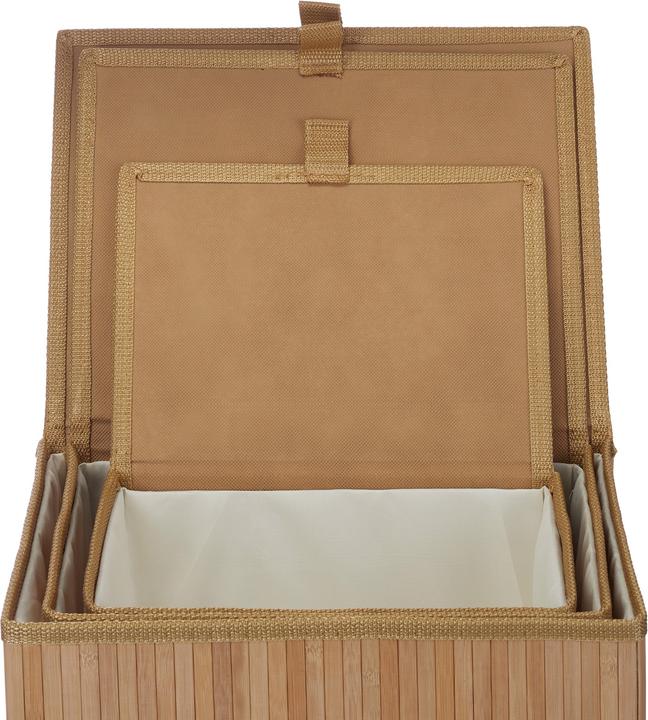 Image du produit Relaxdays Panier de rangement (3 x, 33 x 25.5 x 15 cm)