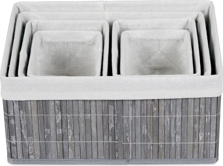 Actual product image Relaxdays Set of 6 Storage Baskets (6 x, 35 x 25 x 17 cm)