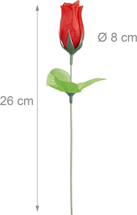 Produktbild Relaxdays Kunstrosen (26 cm)