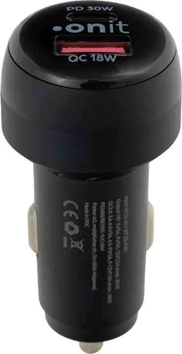 Immagine prodotto Onit Autoladegerät Dual 48 W PD, Stromanschluss Seite A