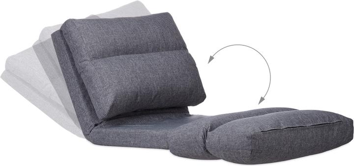 Immagine prodotto Relaxdays Poltrona cuscino materassino (60 x 130 x 55 cm)