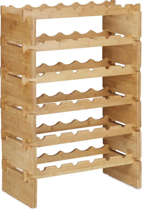 Image du produit Relaxdays Porte-bouteilles empilable (60 x 28.5 x 86 cm)