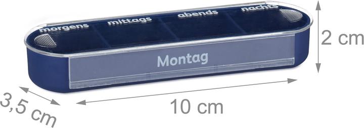 Produktbild Relaxdays Pillendose