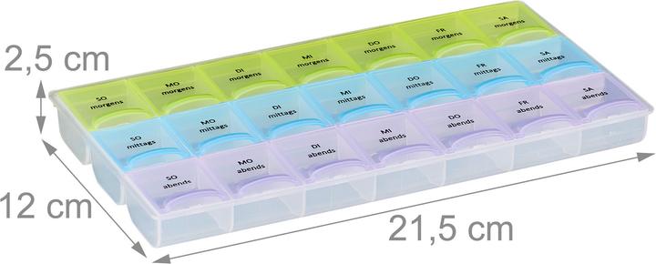 Produktbild Relaxdays Tablettenbox