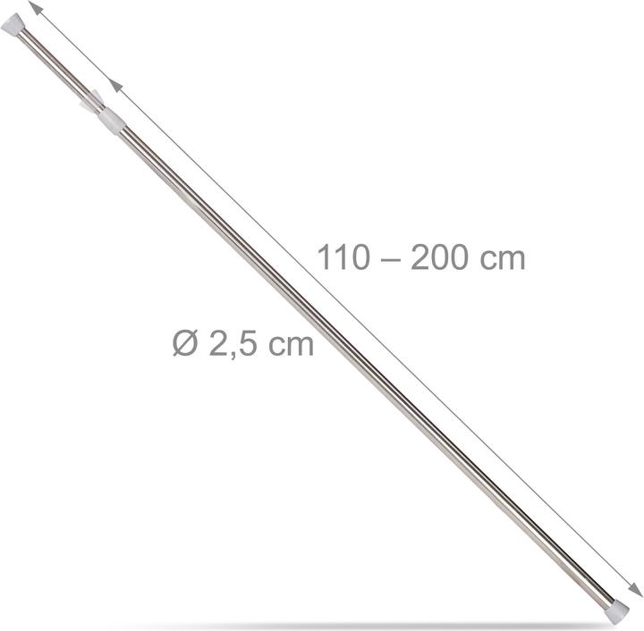 Image du produit Relaxdays Barre Télescopique Tringle Rideaux