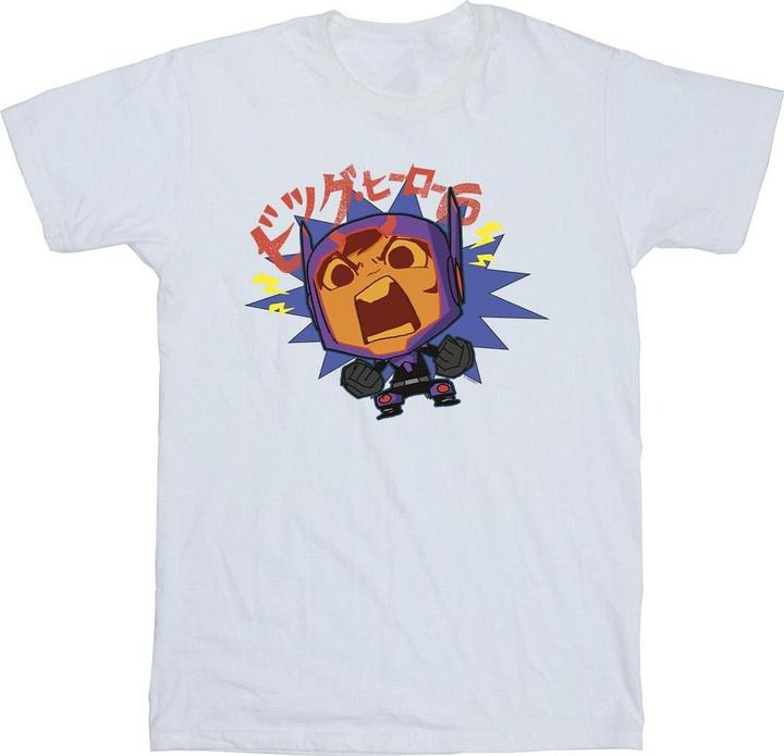 Immagine prodotto Disney Big Hero 6 Baymax Hiro Angry Manga Maglietta Uomo (XXL)