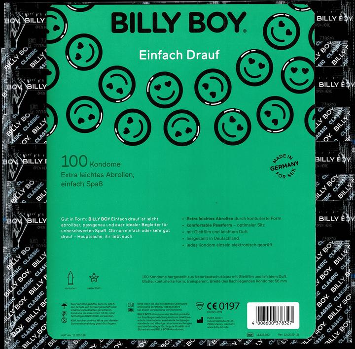 Produktbild Billyboy Billy Boy Einfach Drauf 100 Kondome NETTO (100 Stk.)
