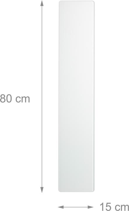 Actual product image Relaxdays Magnetic Dry Erase Board (80 x 0.4 x 15 cm)