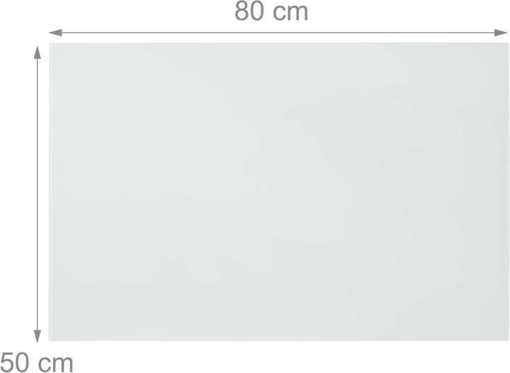 Actual product image Relaxdays Magnetic Dry Erase Board (80 x 0.4 x 50 cm)