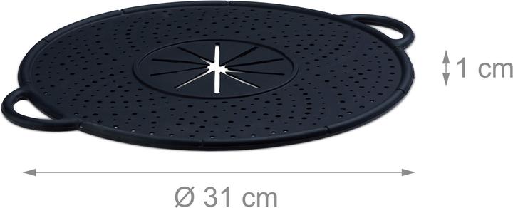 Actual product image Relaxdays Silicone Pot Watcher (31 cm, Metal)