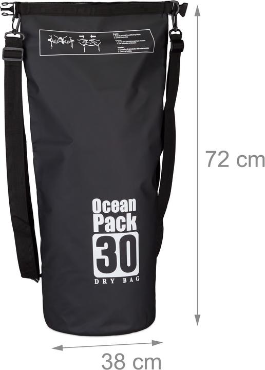 Actual product image Relaxdays 30 L Waterproof Dry Bag (30 l)