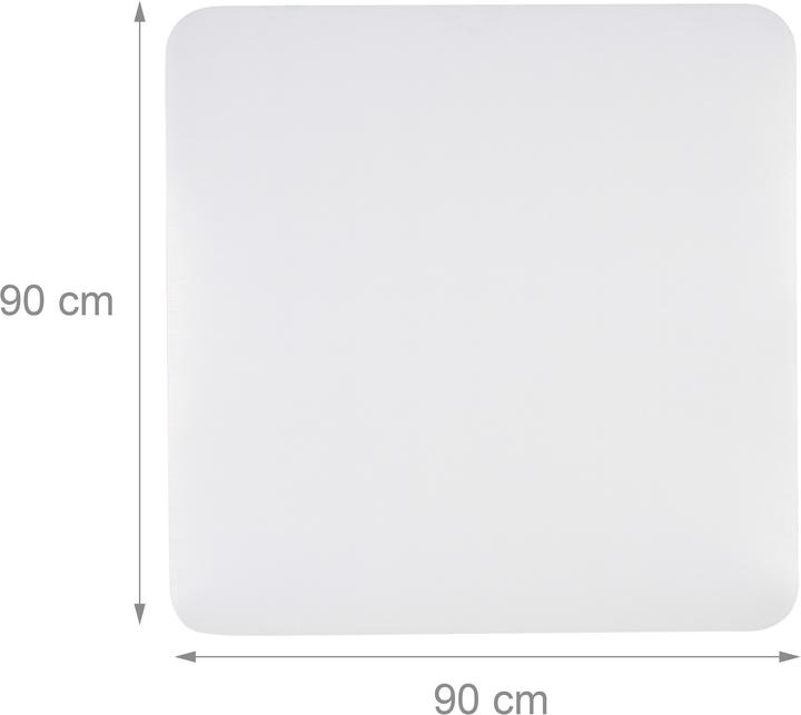 Actual product image Relaxdays Office Chair Floor Mat in 3 Sizes (90 x 90 x 0.2 cm)