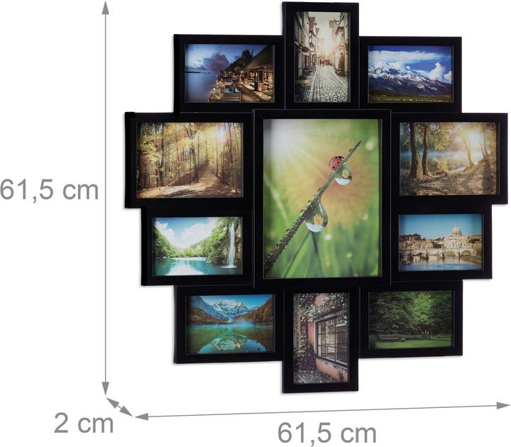 Actual product image Relaxdays Picture Frame Collage (20 x 25 cm, 13 x 18 cm, 10 x 15 cm)