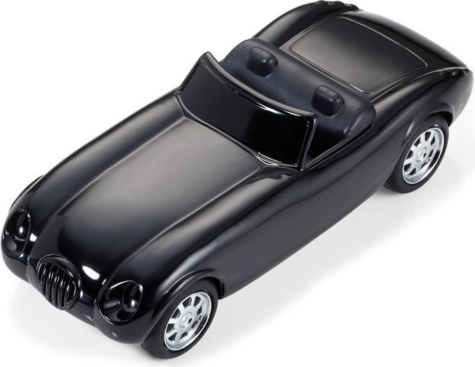 Troika ROAD STAR Roadster im 50er Stil und Breifbeschwerer mit Magnet, schwarz
