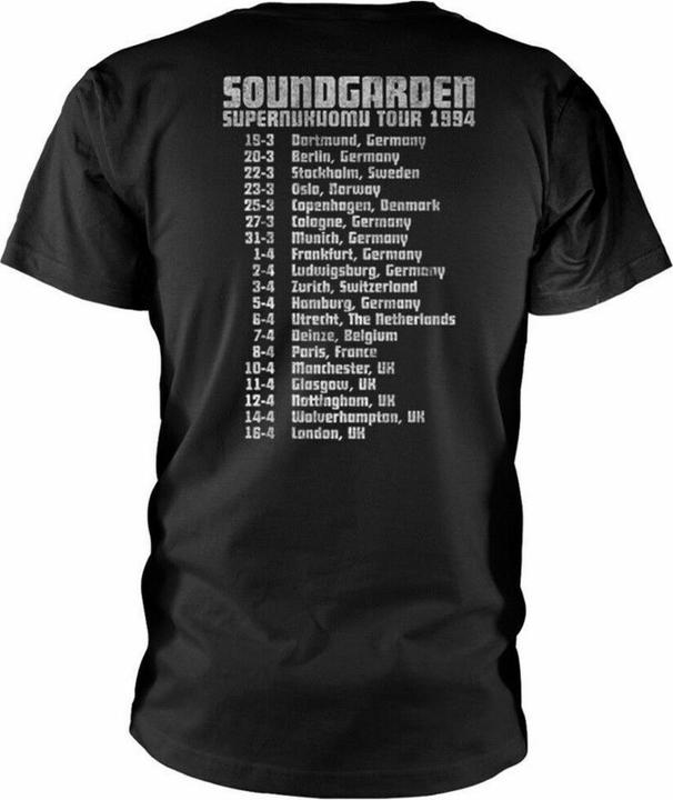 Actual product image Universal Textiles Unisex Adult Superunknown Tour 94 T-Shirt (L)