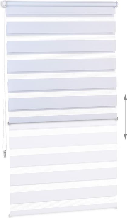 Actual product image Relaxdays Double roller blind Klemmfix (80 x 6.5 x 156 cm)
