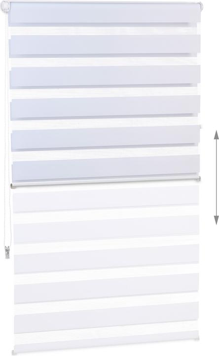Actual product image Relaxdays Double roller blind Klemmfix (85 x 6.5 x 156 cm)
