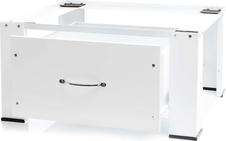 Actual product image Wiltec Underframe for Washing Machine with Pull-out Drawer Base Pedestal for Washer up to 150 kg