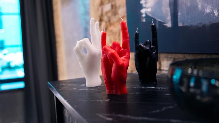 Image du produit Candle Hand You Rock (1 pcs)
