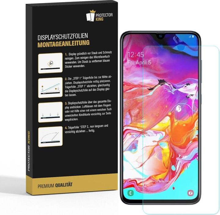 Produktbild Protectorking 6x Premium Displayschutzfolie 3D KLAR (6 Stück, Samsung Galaxy A70)