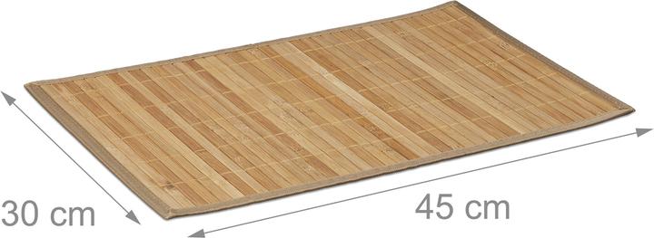 Actual product image Relaxdays Placemat 6pcs. (6 pcs., 45 x 30 x 0.3 cm)