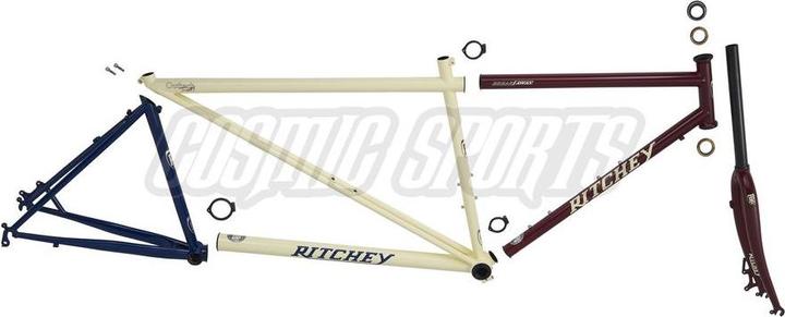 Immagine prodotto Ritchey Outback TandM Break Away Frame Kit, 650B/700C, L, merlot/crema/indaco