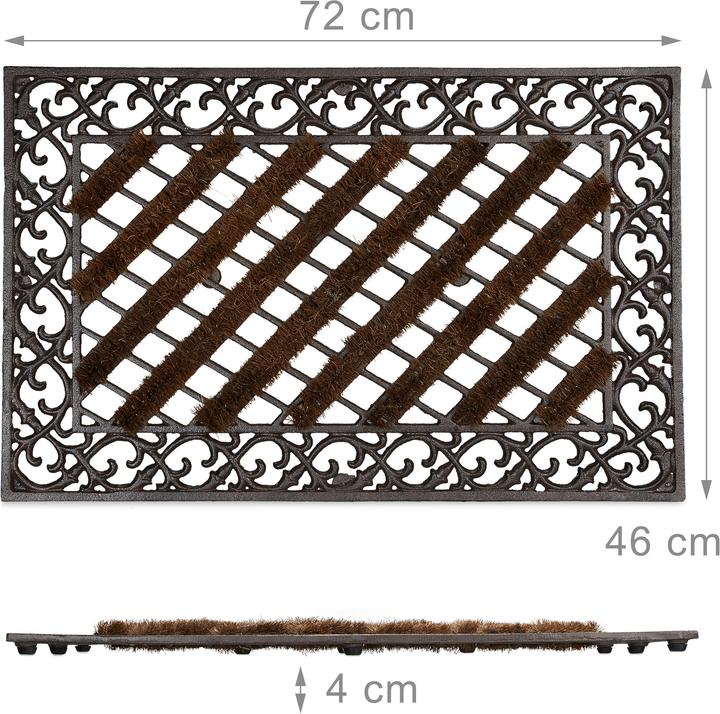 Image du produit Relaxdays Fussabtreter (72 x 46 x 4 cm)
