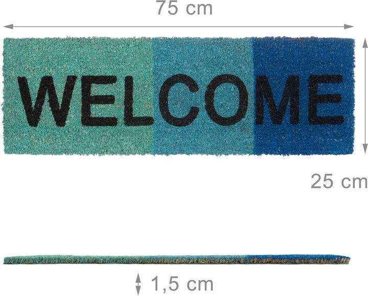 Actual product image Relaxdays Doormat (75 x 25 x 1.5 cm)