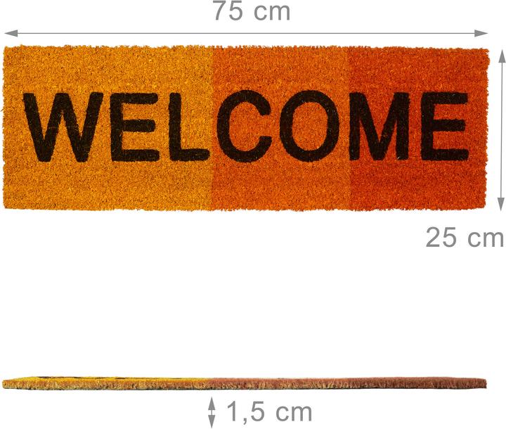 Actual product image Relaxdays Doormat (75 x 25 x 1.5 cm)