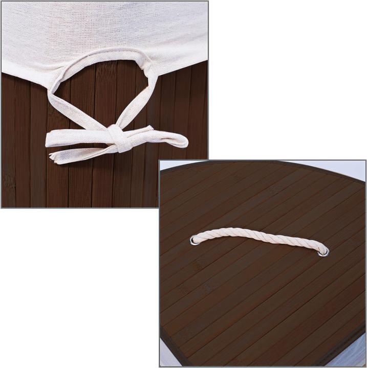 Actual product image Relaxdays Corner Hamper (60 l)